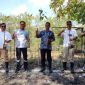 Kegiatan penanaman bibit mangrove bersama masyarakat dan nelayan Sawang Laut. Foto: Istimewa
