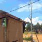 Lokasi kejadian tersambarnya dua pekerja di Kampung Suka Jaya. Foto: Kepriheadline.id 
