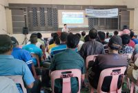 Sosialisasi Jaminan Perlindungan Sosial oleh BPJS Ketenagakerjaan kepada Nelayan di Kecamatan Kundur Barat. Foto: Humas PT Timah