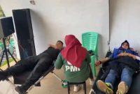 Aksi donor dadah dilaksanakan KKPR Karimun di Coastal Area. Foto: Istimewa