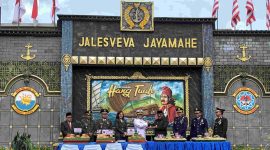 Momen peringatan HUT ke-78 TNI tahun 2023. Foto: istimewa