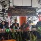 ketua Bawaslu Karimun Muhammad Iskandar menyampaikan sosialisasi kepada awak media. Foto: Kepriheadline.id