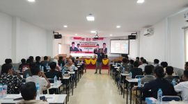 Pelaksanaan ToT Saksi Partai Gerindra tingkat Kecamatan se-Kabupaten Karimun di Hotel 21 Karimun. Foto: Istimewa