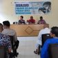 Kegiatan sosialisasi dilaksanakan oleh PT Timah terkait rencana pemasangan penahan abrasi di Pantai Sawang. Foto: Istimewa