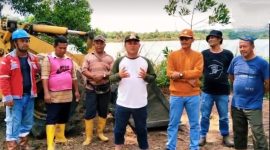 Dukung Pembangunan Destinasi Wisata Baru, PT Timah Tbk Ikut Gotong Royong Bersama Masyarakat Desa Gemuruh. Foto: istimewa