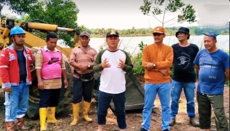 Dukung Pembangunan Destinasi Wisata Baru, PT Timah Tbk Ikut Gotong Royong Bersama Masyarakat Desa Gemuruh. Foto: istimewa