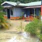 Kondisi salah satu rumah warga yang terdampak banjir di Kelurahan Darussalam. Foto: KepriHeadline.id