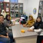 Tim Infolokerkarimun melakukan kunjungan ke Disnaker Karimun. Foto: Istimewa