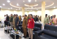 Kegiatan Koordinasi di Bidang Ketahanan Ekonomi, Sosial Budaya dan Fasilitas Pencegahan dan Penyalahgunaan Narkotika Bakesbangpol Karimun di Hotel Alishan Karimun, Selasa(31/10/2023).