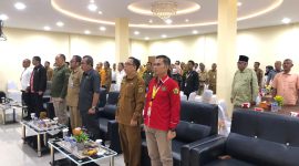 Kegiatan Koordinasi di Bidang Ketahanan Ekonomi, Sosial Budaya dan Fasilitas Pencegahan dan Penyalahgunaan Narkotika Bakesbangpol Karimun di Hotel Alishan Karimun, Selasa(31/10/2023).