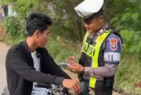 Tangkapan layar salah satu konten Brigadir Rizki Lubis. Foto: kepriheadline.