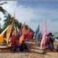 Perlombaan Sampan Jong dilaksanakan Pemuda Mukalimus, Kundur. Foto: Dokumen PT Timah