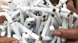 Ilustrasi Rokok Ilegal.