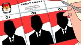 Ilustrasi Surat Suara Pemilu 2024. Foto: Ist (Google)