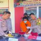 Kapolres Karimun AKBO Fadli Agus memimpin Press Rilis pengungkapan kasus pencurian di wilayah Polsek Tebing. Foto: Humas Polres Karimun