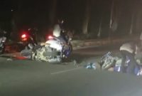 Tangkapan layar video kecelakaan di Jalan Raja Oesman, Kelurahan Kapling. Foto: Istimewa