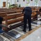 Tim Khusus Unit Penjinak Bom (Jibom) Satuan Brimob Polda Kepri diterjunkan melakukan sterilisasi di enam gereja di wilayah Kabupaten Karimun, Minggu, 24 Desember 2023. Foto: Humas Polres Karimun