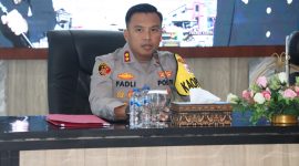 Kapolres Karimun AKBP Fadli Agus pimpin Press Rilis Capaian Kinerja tahun 2023. Foto: Humas Polres Karimun