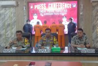 Kapolres Karimun AKBP Fadli Agus pimpin pengungkapan kasus narkotika di wilayah Karimun. Foto: KepriHeadline.id 