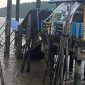 Kondisi ponton Tanjungberlian pasca ambruk pada Sabtu, 27 Januari 2024 dinihari. Foto: istimewa
