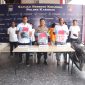 Polisi merilis pengungkapan kasus eksploitasi seksual kepada anak dibawah umur du Kabupaten Karimun. Foto: rc/kepriheadline.id