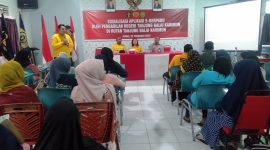 Kegiatan sosialisasi layanan E-Berpadu digelar Rutan Karimun bersama Pengadilan Negeri Karimun. Foto: Rutan Karimun