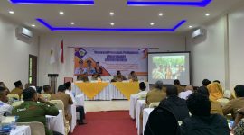 Suasana Musrembang Kecamatan Belat tahun 2024, Senin, 26 Februari 2024. Foto: rc/KepriHeadline.id