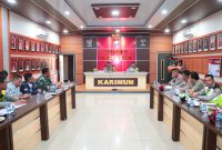 Kapolres Karimun AKBP Fadli Agus pimpin Rapat Koordinasi Ops Keselamatan Seligi 2024. (Foto: Humas Polres Karimun)