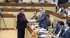 Suasana Raker dan RDP bersama Komisi II DPR RI terkait RPP Manajemen ASN, di Jakarta, Rabu, 13 Maret 2024. (Foto: Humas PAN RB)