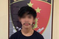Pelaku SR usai diamankan Jajaran Polsek Kundur. (Foto: Dokumen Polisi)