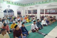 Pelaksanaan Shalat Tarawih Perdana du Rutan Karimun. (Foto: Humas Rutan Karimun)