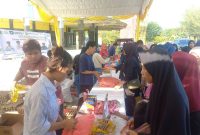 Suasana Gerakan Pangan Murah Di GOR Karimun. (Foto: Rc/KepriHeadline.id)