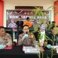 Kapolres Bintan AKBP Riky Iswoyo merilis pengungkapan kasus narkoba, Kamis, 25 April 2024. (FOTO: Humas Polres Bintan/ KepriHeadline.id)