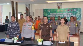 Pelaksanaan Rakor Lintas Sektoral oleh Polres Karimun guna membahas Pengamanan Lebaran 2024. (FOTO: Rc/KepriHeadline.id)