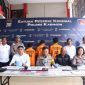 Polres Karimun menggelar rilis pengungkapan kasus pengiriman PMI Non Prosedural di wilayah Karimun. (FOTO: Humas  Polres Karimun/KepriHeadline.id)