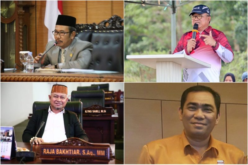 Kolase Empat Tokoh Calon Kepala Daerah yang telah mendaftarkan diri ke DPC Partai Demokrat. (FOTO: KepriHeadline.id)
