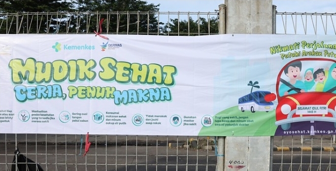 Mudik Sehat Ceria, Penuh Makna Kemenkes RI. (FOTO: Istimewa/KepriHeadline.id)