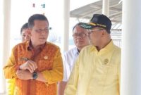 Gubernur Ansar Ahmad (Kiri) dan Bupati Karimun Aunur Rafiq (Kanan). (FOTO: Istimewa/KepriHeadline.id)