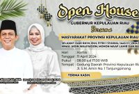 Pamflet Open House Gubernur Kepri.