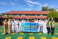 Satlantas Polres Karimun laksanakan Police Goes to School di SMAN 2 Karimun.