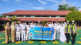 Satlantas Polres Karimun laksanakan Police Goes to School di SMAN 2 Karimun.