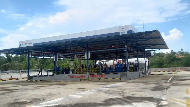 SPBE Sememal milik PT Palugada Karimun Sejahtera. (Foto: ricky/kepriheadline.id)