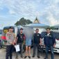 Pelaku Ed saat dibawa menuju Karimun usai ditangkap di wilayah Tanjungbatu Kundur. (Foto: istimewa)
