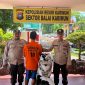 Pelaku K berhasil diamankan Jajaran Polsek Balai Karimun. (Foto: Dokumen Polisi)