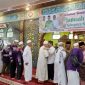Prosesi oenyambutan Jemaah Haji Asal Karimun di Masjid Baitul Karim, Senin, 24 Juni 2024. (Foto: rahmad/diskominfo Karimun)