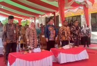 Menteri Ketenagakerjaan Ida Fauziyah meresmikan Gedung Workshop BLK Karimun. (Foto: ricky/kepriheadline.id)