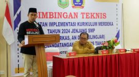 Pelaksanaan Bimtek penguatan implementasi kurikulum merdeka tahun 2024. (Foto: istimewa)