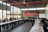 KPU Karimun menggelar Coffee Morning bersama Insan Pers se-Kabupaten Karimun. (Foto: ricky/kepriheadline.id)