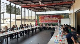 KPU Karimun menggelar Coffee Morning bersama Insan Pers se-Kabupaten Karimun. (Foto: ricky/kepriheadline.id)