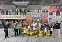 Tim Sepakbola Karimun raih medali emas dalam perhelatan POPDA ke-IX Provinsi Kepri. (Foto: istimewa)